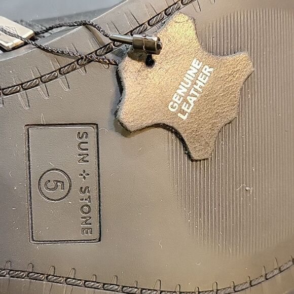 BRAND NEW SUN STONE BROWN RING HARDWARE NON-SLIP BREATHABLE SQUARE TOE - Picture 15 of 16